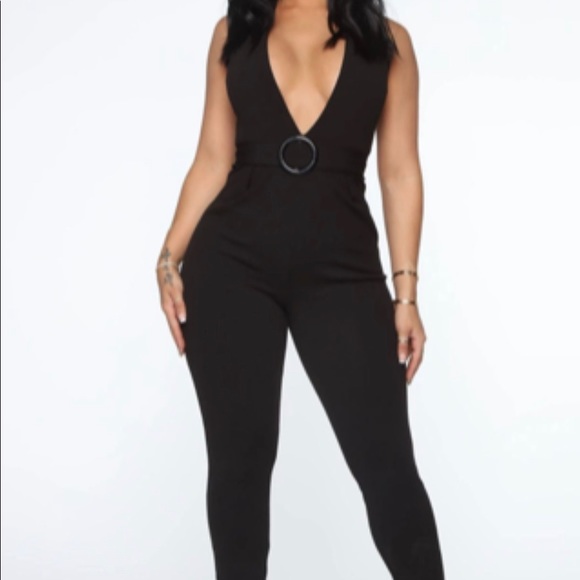 Fashion Nova Pants - Fashion Nova Women's Genevieve New Jumpsuits & Rompers  Color:Black medium